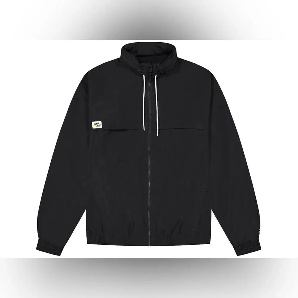 Nike Air Jordan Jumpman Full Zip Windbreaker Jacket Black